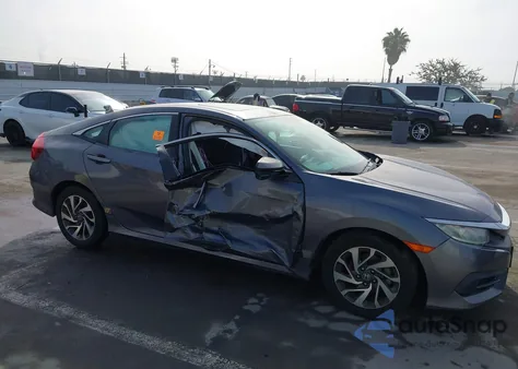 2017 Honda Civic Ex из США, поврежденный, VIN 2HGFC2F76HH541502